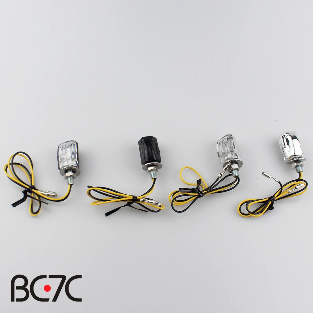 Motorcycle 6 Led Mini Turn Signal Light Blinking Lamp For Honda Harley