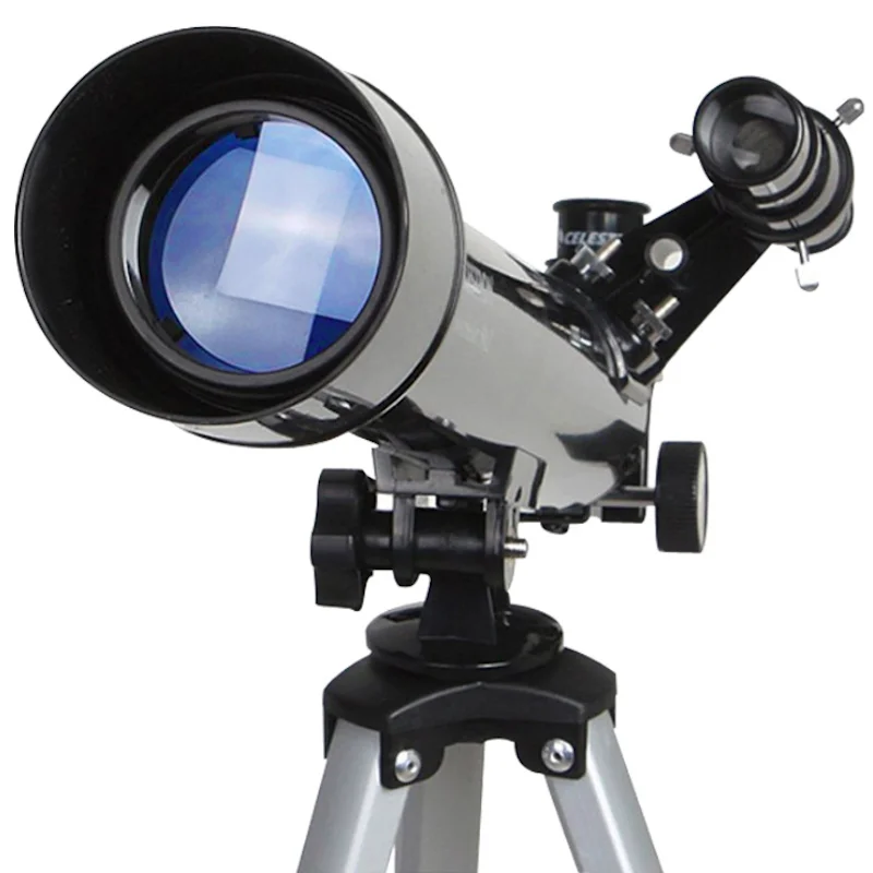 Celestron telescopio Refractor PowerSeeker 50AZ, 50mm de apertura, para  estudiantes principiantes, 21039|Telescopios y binoculares| - AliExpress