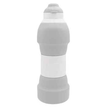 

500ML Drinking Kettle Portable Folding Silicone Telescopic Cup For Outdoor Camping Hiking