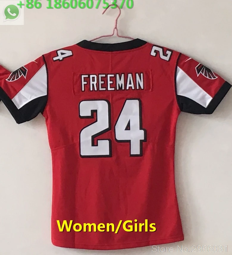 for women A+++ качественная женская майка 2 Matt Ryan 11 Julio Jones 24 devonta freeman - Цвет: for women