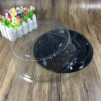 

10Pcs 8 Inch Transparent Plastic Cake Pastries Box Cupcake Muffin Dome Holders Cases Boxes Cups