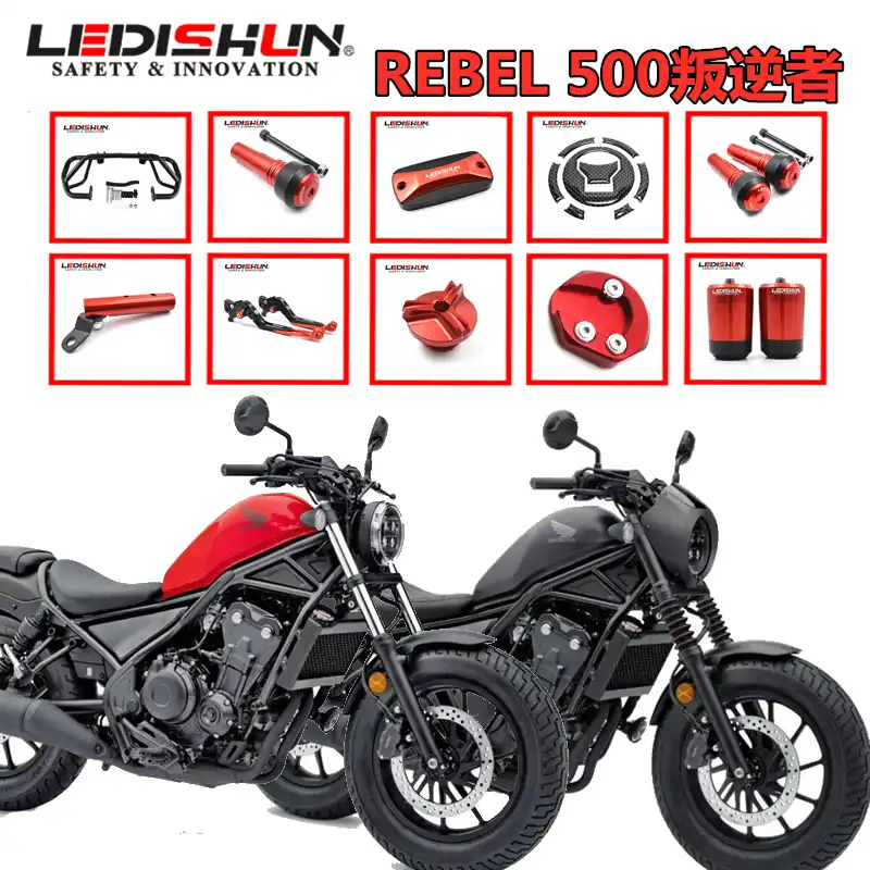 Motorcycle Crash Pad Frame Slider Falling Protection For Honda Cm500 Cmx500 Rebel 500 300 Cm Side Stand Enlarger Plate Brake Covers Ornamental Mouldings Aliexpress