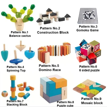 

Free ship NEW travel pocket Children kids mini wooden building stacking domino puzzle blocks set Christmas party game toys gifts