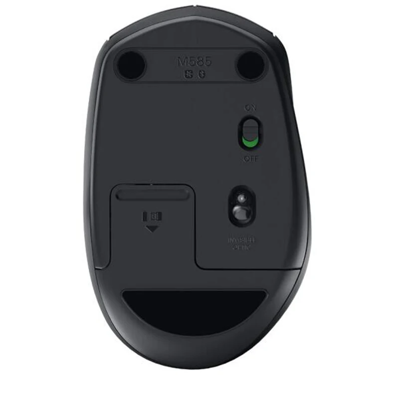 Беспроводная Bluetooth мышь logitech M585 с двумя режимами подключения для офиса, бизнеса, ноутбука, домашнего потока, технология M585, серый и черный
