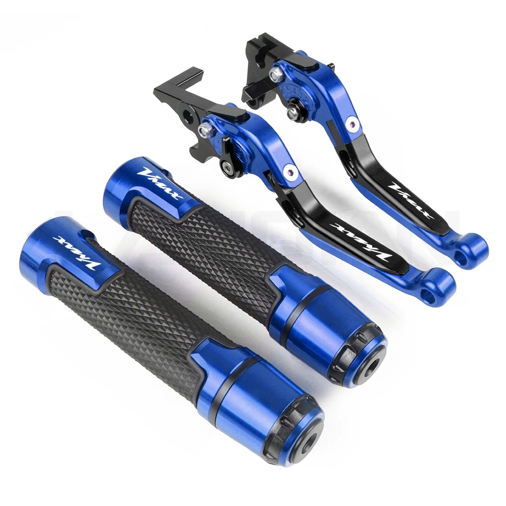 

Motorcycle CNC Brake Clutch Lever & 7/8 22MM Handlebar Grips For Yamaha V-MAX VMAX 1200 1997-2004 2005 2006 VMAX Accessories