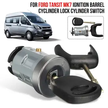 

2S61-A3697-AA Car Ignition Switch & Barrel Cyclinder Lock Cylinder + 2 Keys For Ford Tansit MK7 2006-2014