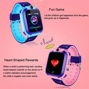 

Mini multifuction children's smart watch student waterproof dial-up voice chat 400mAh big battery parent-child interaction