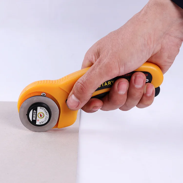 Leather Craft Tools Leather Sewing Tools Craft Cutting Tools LeatherCraft 45mm Rotary Cutter Leather Cutting Tool Fabric Cutter Circular Blade DIY Patchwork Sewing Quilting Fit Olfa Cut
