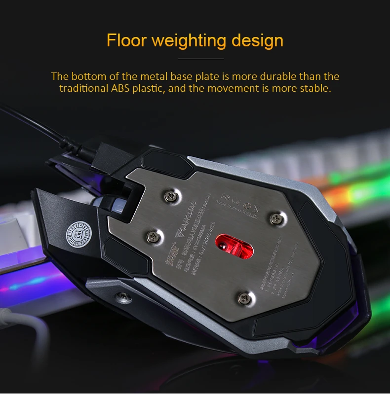 Механическая игровая клавиатура компьютерная геймерская мышь Клавиатура для ПК ноутбук геймер дыхательный светильник Проводная клавиатура 3200 dpi Мышь комбо
