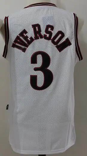 AS Мужские 3 Allen Iverson 6 Julius Erving Майки 31 Реджи Миллер Трикотажные баскетбольные майки - Цвет: AS