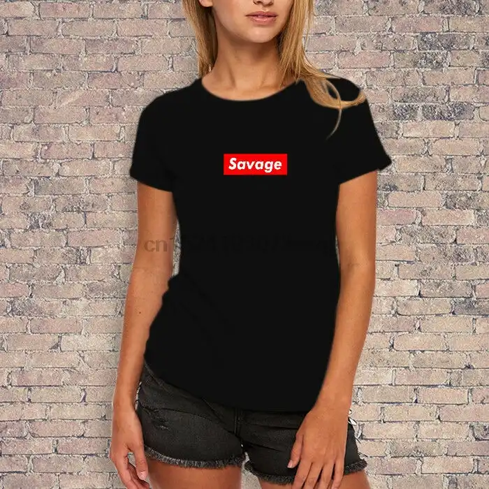 savage box logo shirt