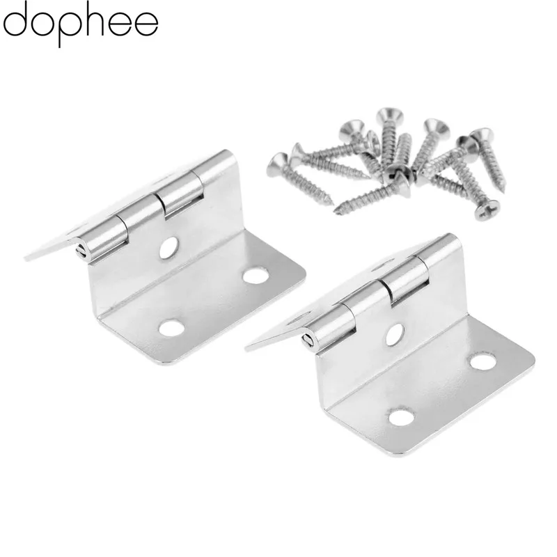Dophee 2 шт. Кухня двери шкафа в сложенном виде петли мебельной фурнитуры 5 отверстий с выдвижными ящиками петли для ювелирных изделий Коробки мебельная фурнитура