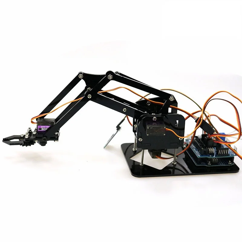 4自由度拼装亚克力机械臂3