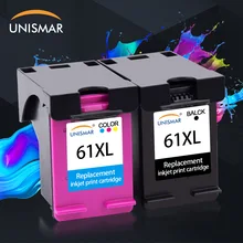 Unismar 61XL запасная часть для hp 61XL переработанного чернильного картриджа для hp 61 с чернилами hp Deskjet Envy 1000 1050 1055 2000 2050 2512 3000 3054 5530 4500 4502