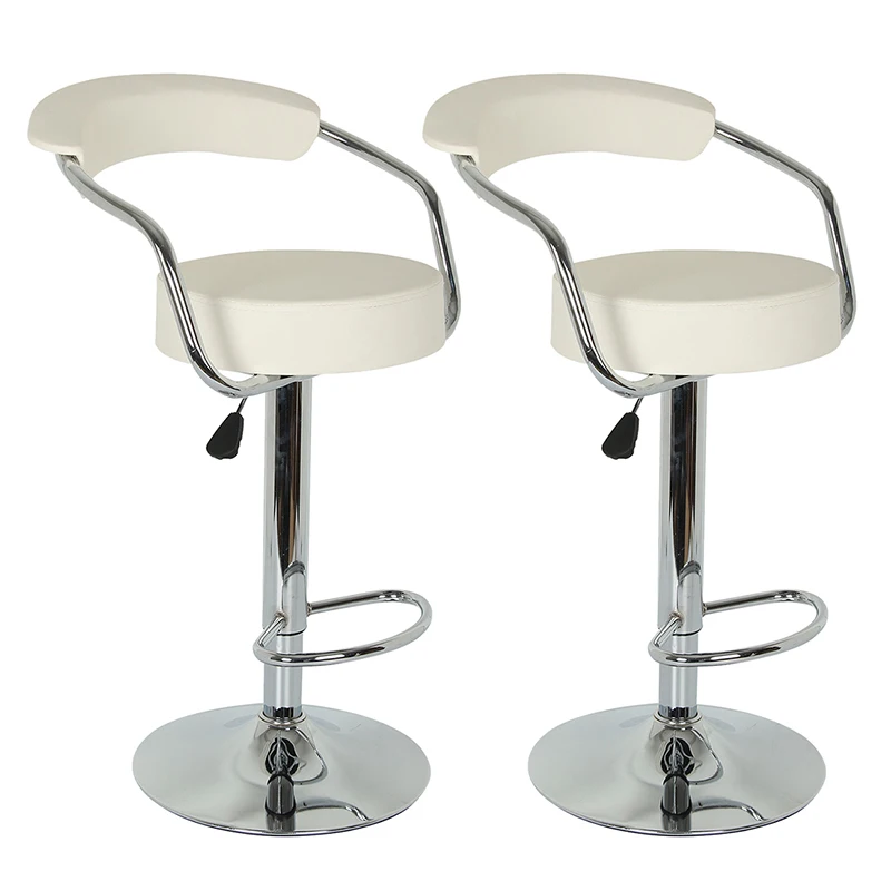 

2X Faux Leather Bar Stool Breakfast Swivel Bar Stools PU Bar stools Kitchen