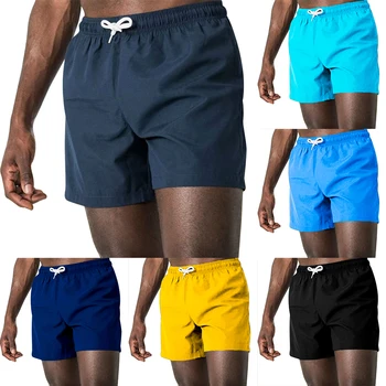 

2020 New Summer Casual Shorts Plus Size Male Solid Quick Drying Fitness Short Pants Men's Cotton Fashion Beach Shorts Streetwear