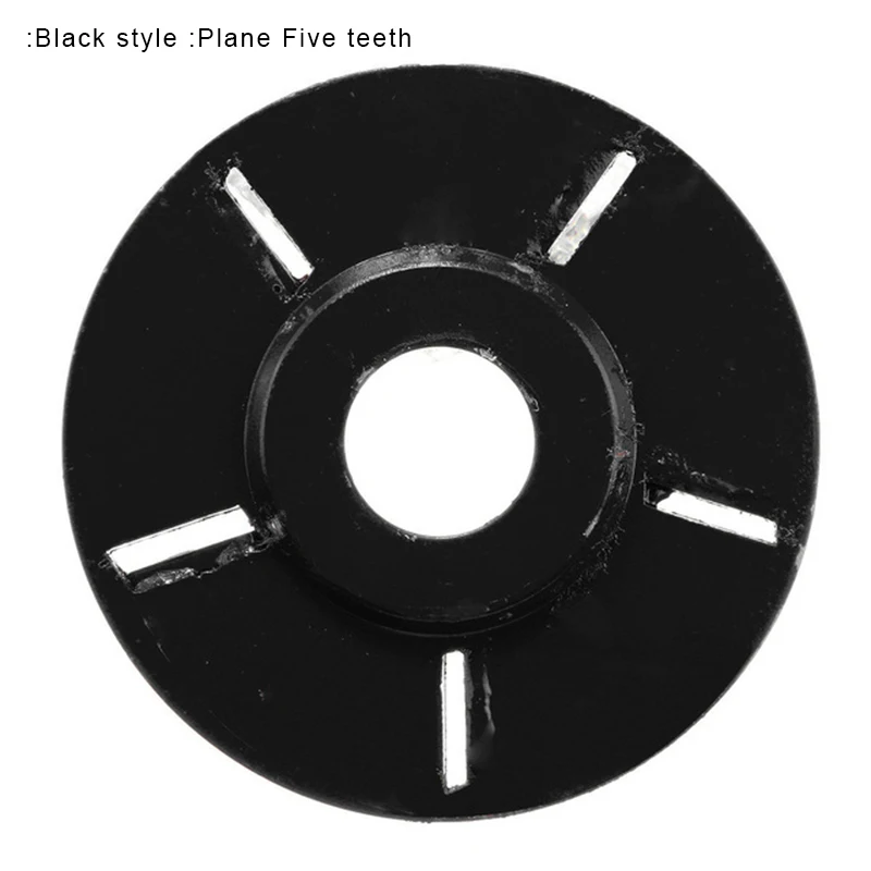 Black Plane Five tee Горячая дуги/плоские зубы дерево турбо резьба диск Фрезерный резак инструменты для угловая шлифовальная машина J8#3 - Цвет: Black Plane Five tee