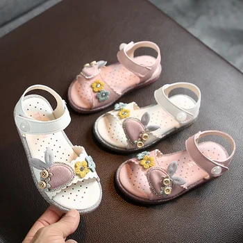 

1 2 3 4 5 6 7 8 Years Teens Girls Summer Yellow White Princess Shoes Sandals For Girls School Beach Sandals New 2020