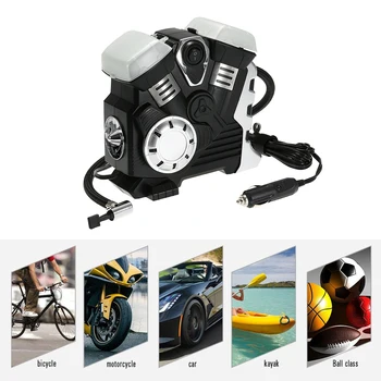

DC 12V Portable Pump Tire Inflator with LED Digital Display up to 150PSI for Car Bicycle SUV Boat Air Compressor