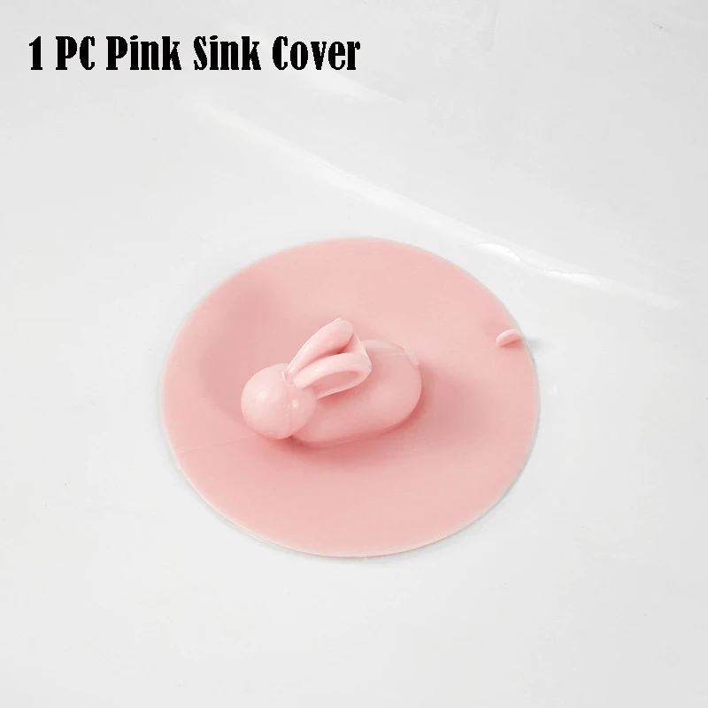 1PC Sink Cover 1 шт., ванная комната, кухонная раковина, душ, трап, крышка, пробка для ванны, душ, покрытие для дома, анти засорение, Многофункциональные кухонные инструменты - Цвет: 1PC Sink Cover