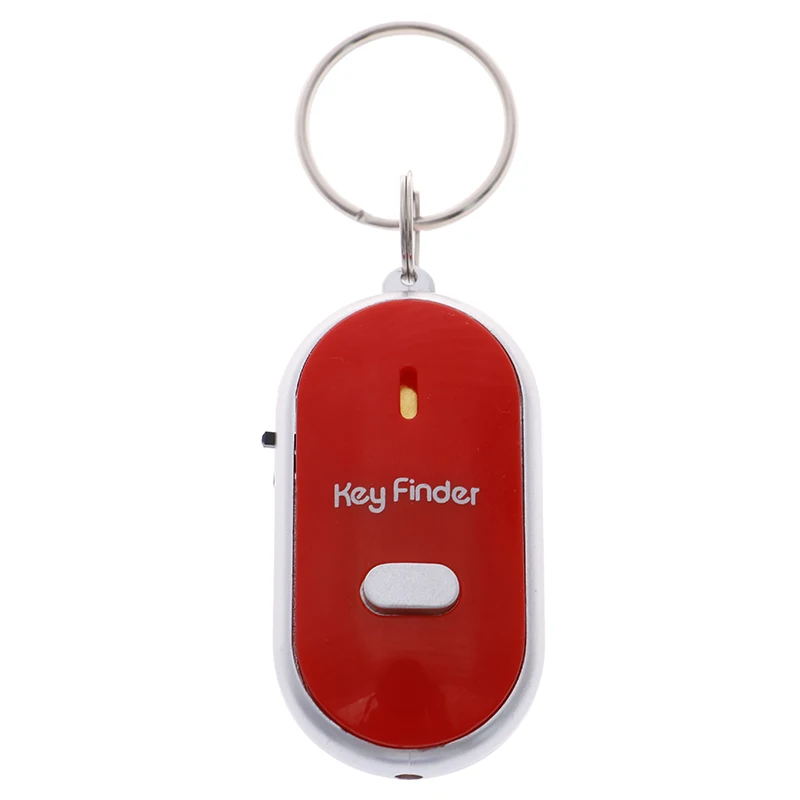 Мини-брелок для ключей от потери, мигающий звуковой сигнал, удаленная Детская сумка для ключей, кошелек, локаторы, Детская сигнализация, напоминание, Прямая поставка - Цвет: Красный