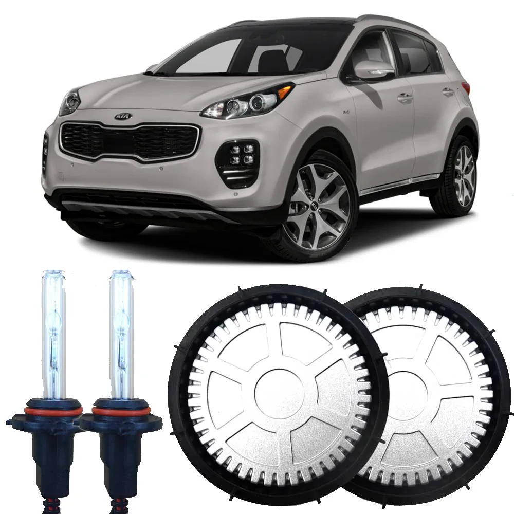 US $75.99 Generation 55W All In One HiLo Beam Error Free 9005 Lamp Bulbs Alloy Ballasts Cover HID HeadLights For KIA Sportage R 20162019