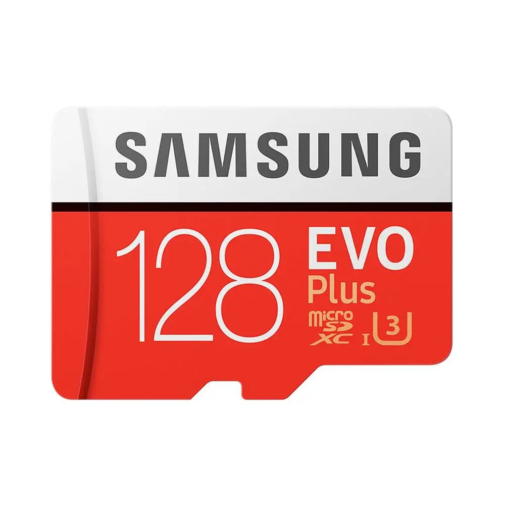 samsung EVO Plus 64 Гб 128 ГБ 256 ГБ MicroSDXC карта памяти 100 МБ/с. SDXC C10 U3 UHS-I MicroSD карты памяти класса 10 Класс 3