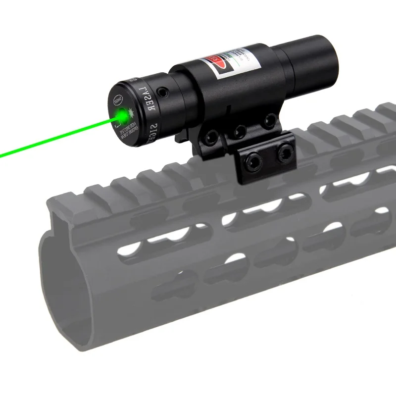 11/20mm Red/Green Dot Air Gun Rifle Laser Sight Scope Rail Mount Hunting 1.5KM 