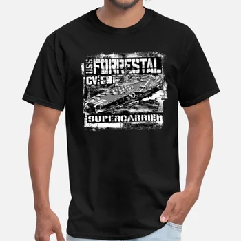 

USS Aircraft-Carrier CV-59 Forrestal Was A Supercarrier Men's T-Shirt