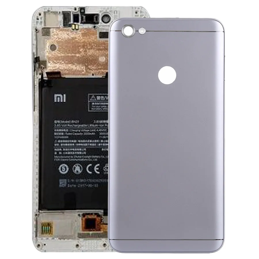 Серый Для Xiaomi Redmi Примечание 5A основная батарея Крышка Задняя Дверь Корпус чехол+ инструмент для ремонта - Цвет: Серый