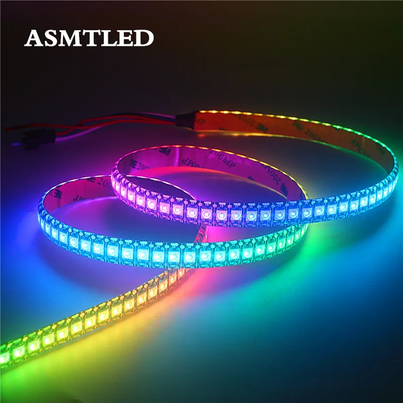 Светодиодная лента водонепроницаемая IP30/65/67 WS2812B 5050 RGB 144/60/30 светодиодов/M