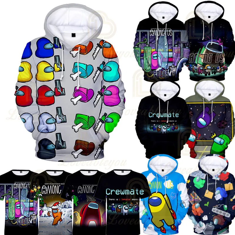 

Among Us aMogus Men and Women Cartoon Jacket Tops Teen Clothes Battles Game Hoodies Game 3D Sweatshirt