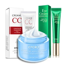 

3/7PCS Face Concealer CC Cream Makeup Waterproof Oil Control Brighten Face Cream Anti-Wrinkle Eye Cream Lip Mask Eye Skin Care