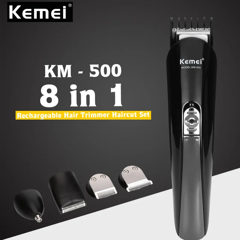 Kemei многофункциональная электрическая машинка для стрижки волос перезаряжаемый