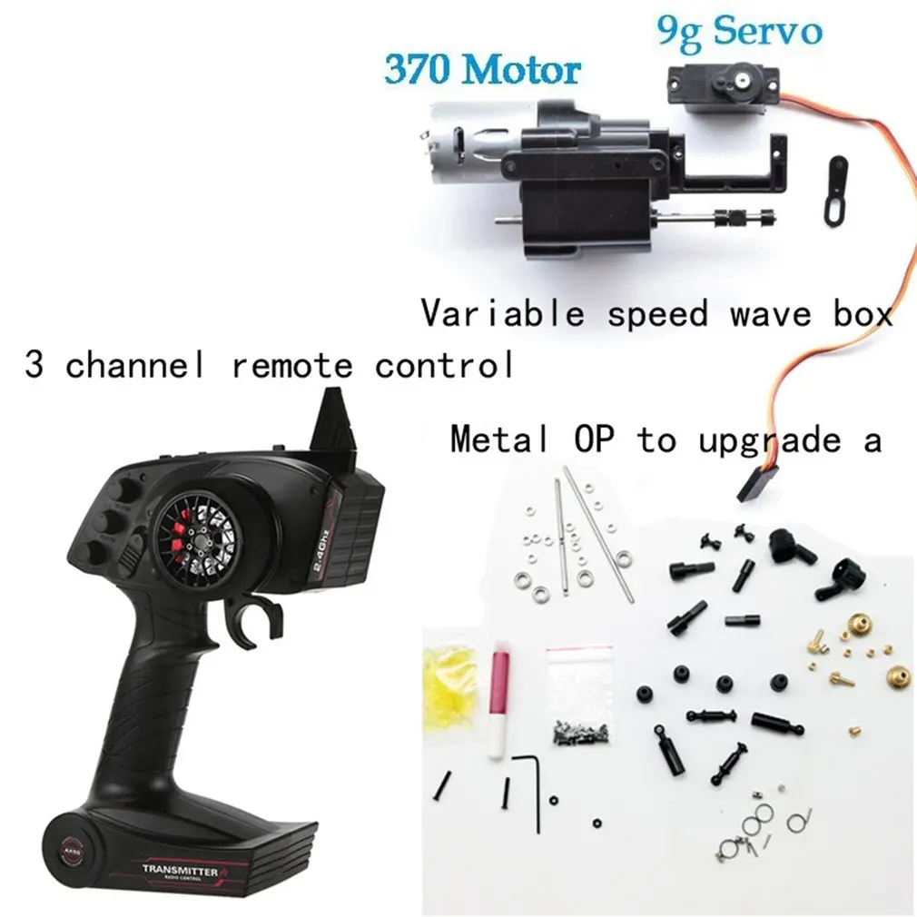 Для WPL B1 B24 B16 C24 1/16 4WD 6WD RC автомобиль 3CH радио передатчик и изменение скорости Коробка передач супер активный дроссельной заслонки Предельный Диапазон