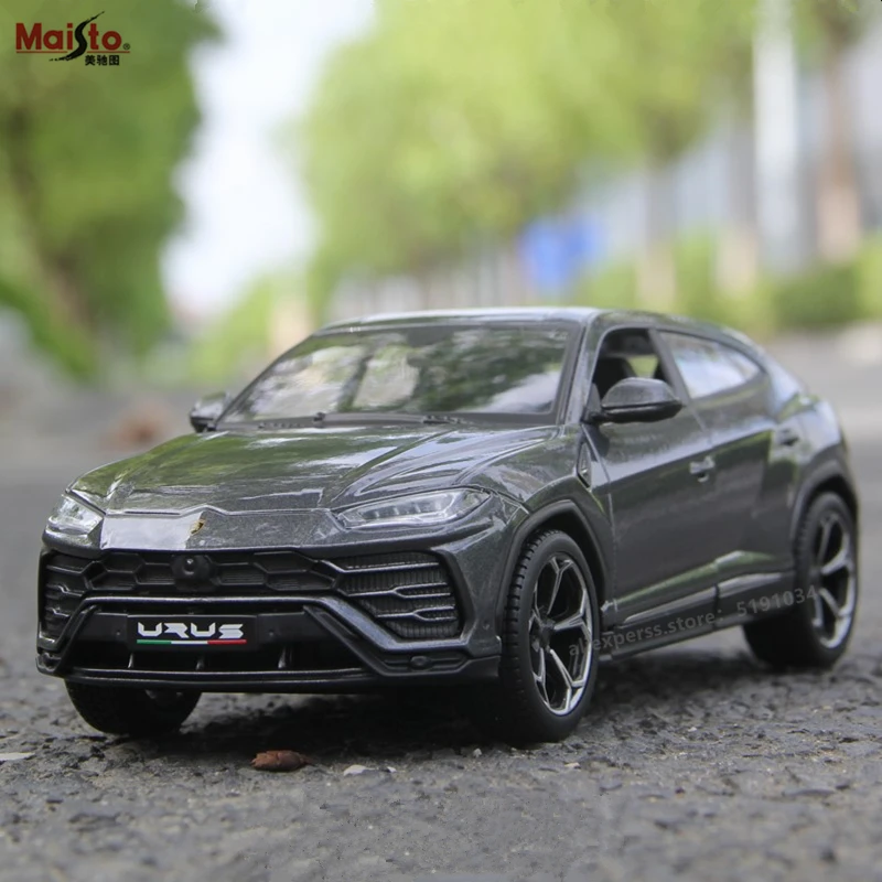 Гоночная модель автомобиля Maisto 1:24 Lamborghini URUS SUV из сплава украшение для коллекции