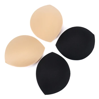 

2PCS Women Intimates Accessories Dumpling Shaped Sponge Swimsuit Breast Push Up Padding Chest Enhancers Bra Sponge Insert