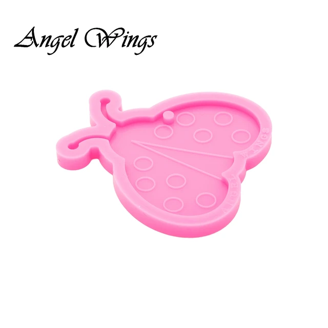 Fényes Gyanta2.2/2.9In Katicabogár Penész, Szilikon Rovar Kulcstartó Formák, Epoxi Penész Barkácsolás Nyaklánc Medál Ékszerek Dy0699 - Image 6