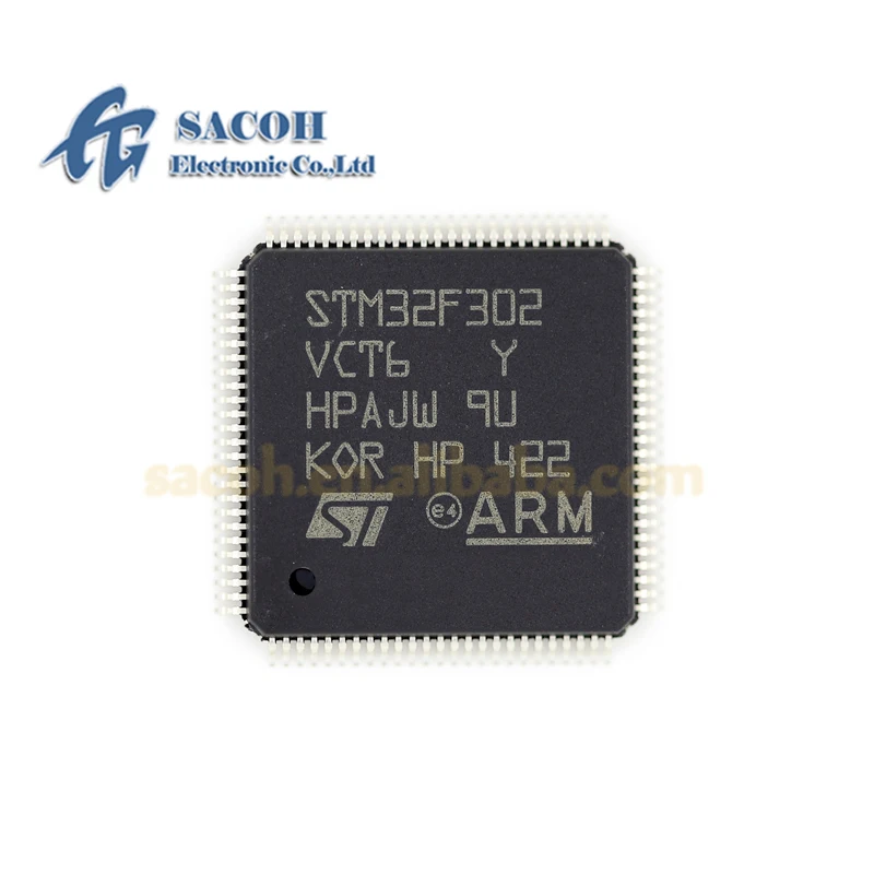 1 шт. новый оригинальный STM32F302VCT6 STM32F302VCT6TR или STM32F302VBT6 STM32F303VCT6 STM32F303VBT6 LQFP-100 ARM 32bit MCU +