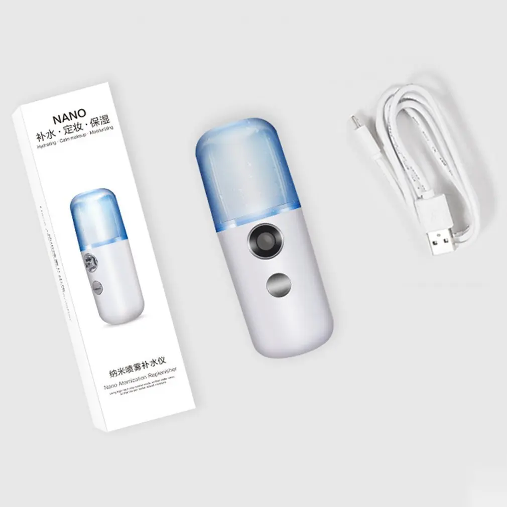 Портативный мини распылитель для лица увлажняющий USB Перезаряжаемые