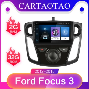 

RAM 2G+ROM 32G Android 8.1 GO Car radio Player GPS Navigation Multimedia for Ford Focus 3 2012 2013 2014 2015 2 din gps DSP SIM