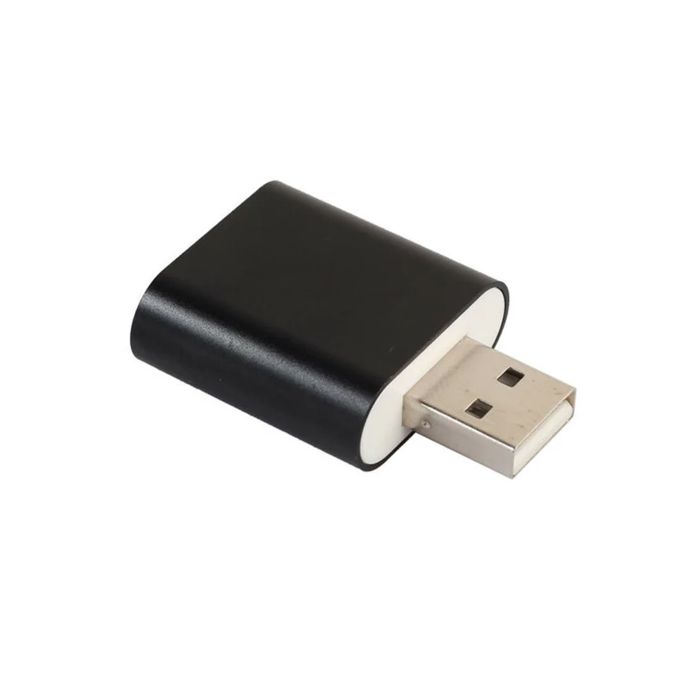 

1* Audio Adapter Sound Card USB To 3.5mm Mic Jack Stereo Headphone Accessories