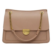 Текстурированная женская сумка новая волна Корейская сумка почтальон цепь модная маленькая квадратная сумка vuiton