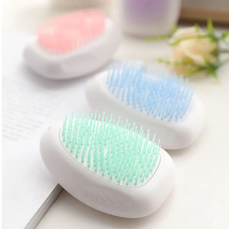 

Dog Cat Self Cleaning Slicker Brush Professional Pet Quick Release Hair Comb for Grooming Shedding
