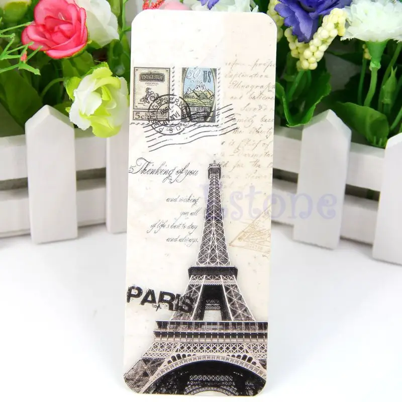 

30pcs Different European Scenes Vintage France Paris Eiffel Tower Bookmark Set