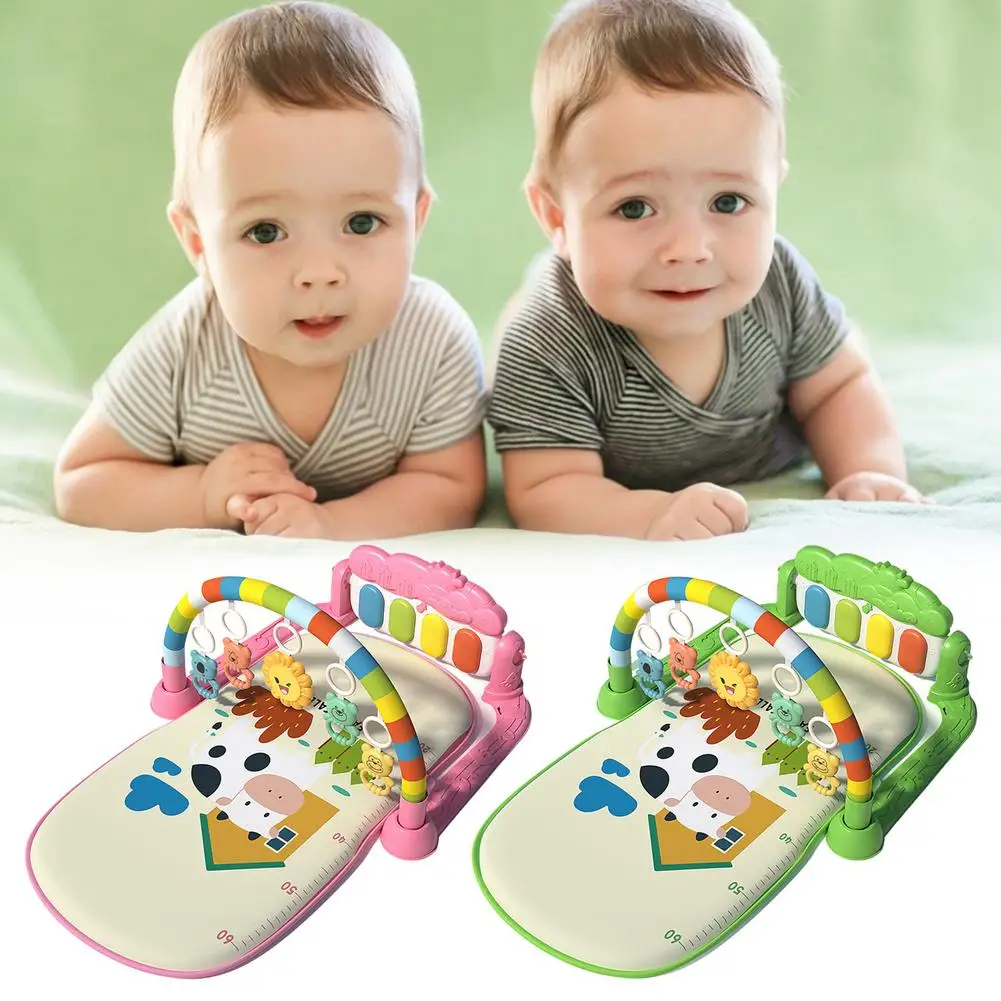 

Baby Fitness Frame Piano Tummy Toy Infant Educational Floor Mat Baby Pedal Piano Newborn Musical Instrument Appease Fitness Pad