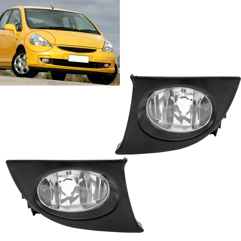 Fog Lights for HONDA FIT JAZZ GD1 GD3 2005 2006 2007 2008 Hatchback Front bumper fog Lamps Halogen Light Without Bulb |
