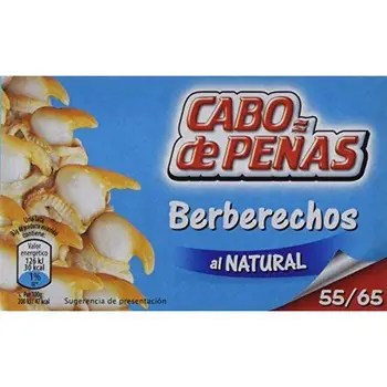

Cabo de peñas berberechos al natural ol - 120 55/65 f.a.c/24 exp.