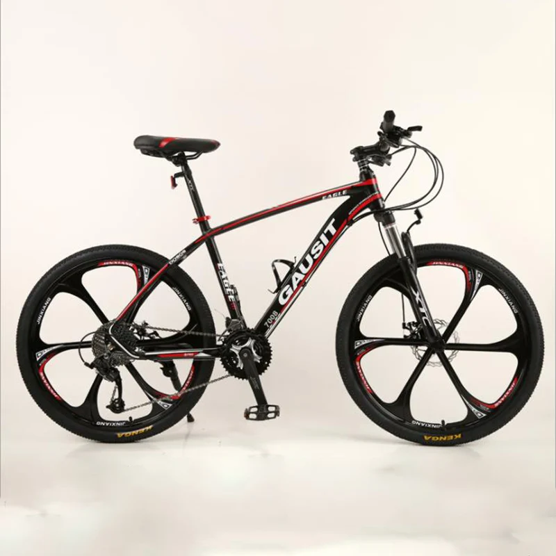 Mountain Bike Aluminum Alloy Frame 26 Inches 24 Speed Front and Rear Mechanical Disc Brake Adult Cross-Country Bicycle