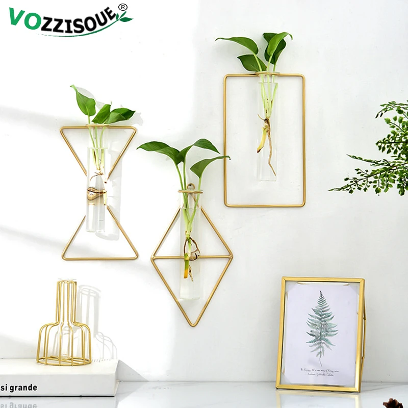 Стеклянный цветочный горшок в скандинавском стиле комнатные декоративные
